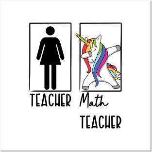 Math Teacher Posters and Art